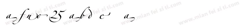 Zapfino Arabic Regular字体转换